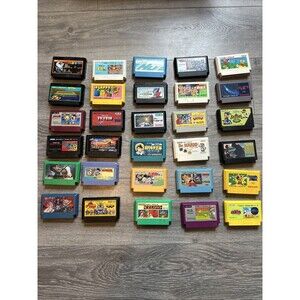 BIG Nintendo Famicom Lot Of 30 video games! Japanese Versions